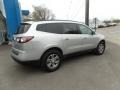 2015 Silver Ice Metallic Chevrolet Traverse LT AWD  photo #9