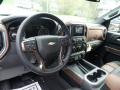 Jet Black/Umber 2019 Chevrolet Silverado 1500 High Country Crew Cab 4WD Dashboard