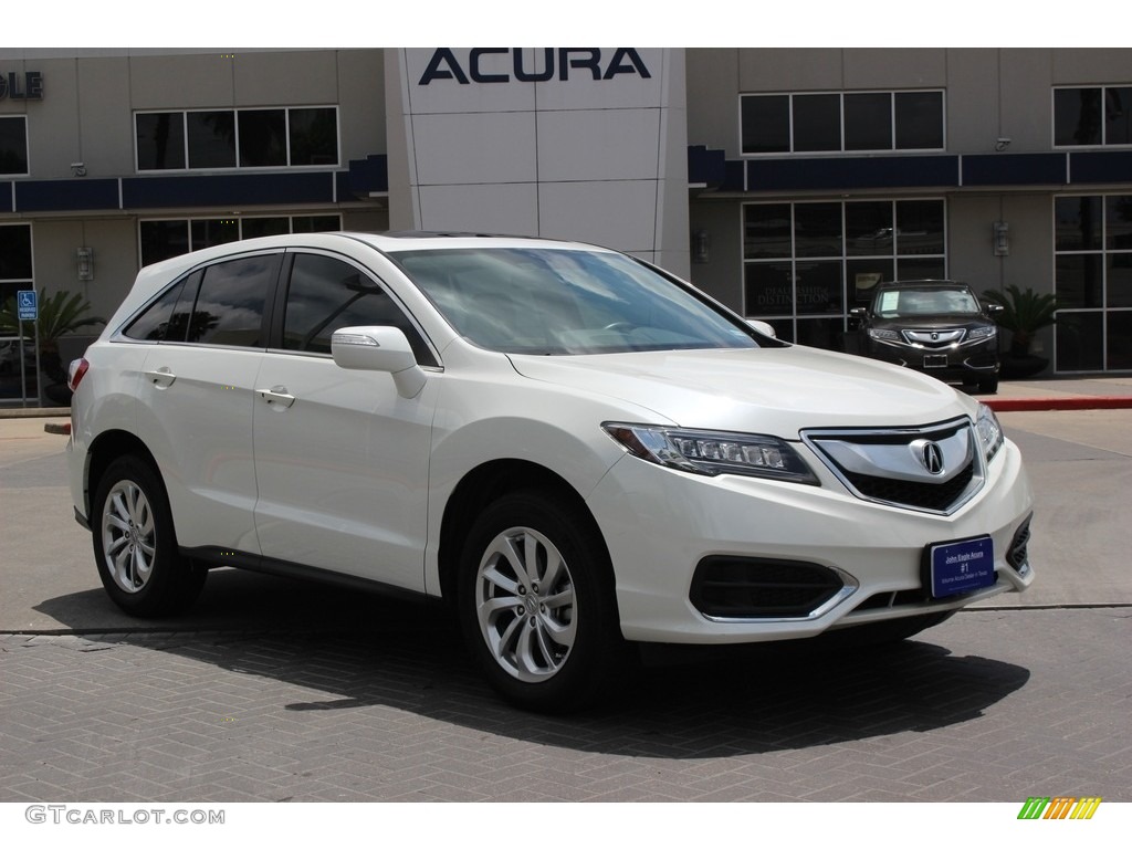 2017 RDX Technology AWD - White Diamond Pearl / Parchment photo #2