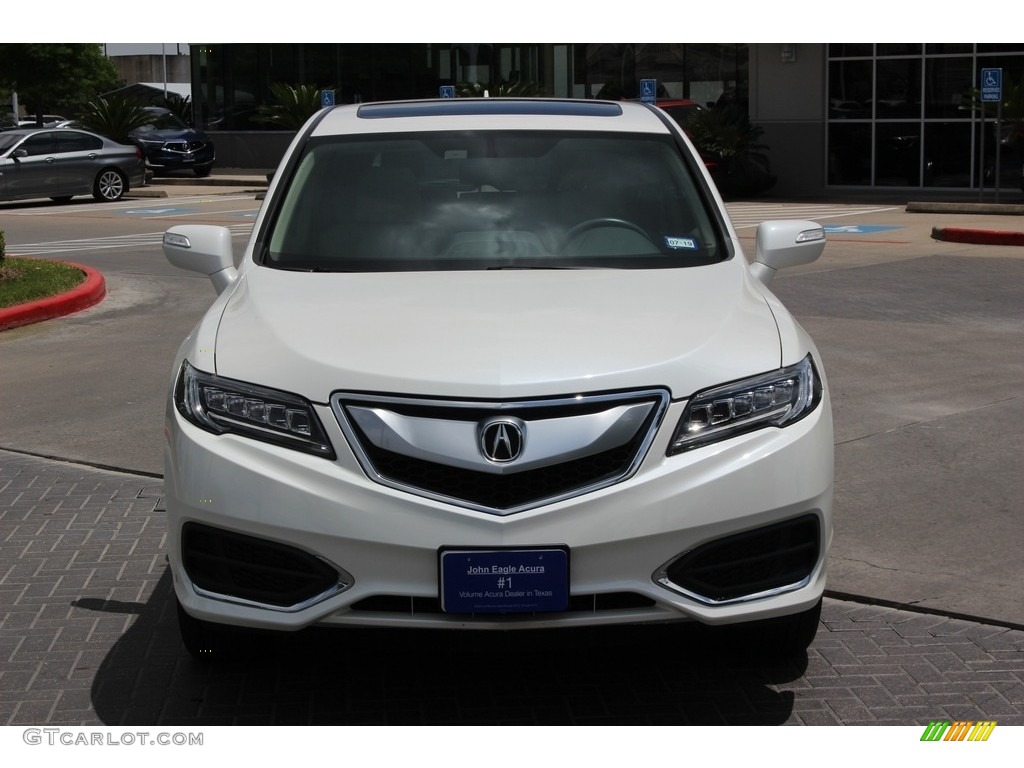2017 RDX Technology AWD - White Diamond Pearl / Parchment photo #3
