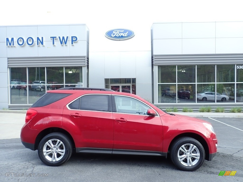 2014 Equinox LT AWD - Crystal Red Tintcoat / Brownstone/Jet Black photo #1