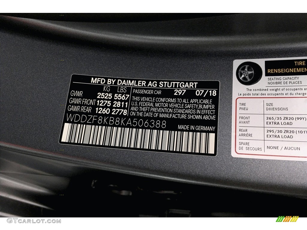 2019 E AMG 63 S 4Matic Sedan - designo Selenite Grey Magno (Matte) / Black photo #24