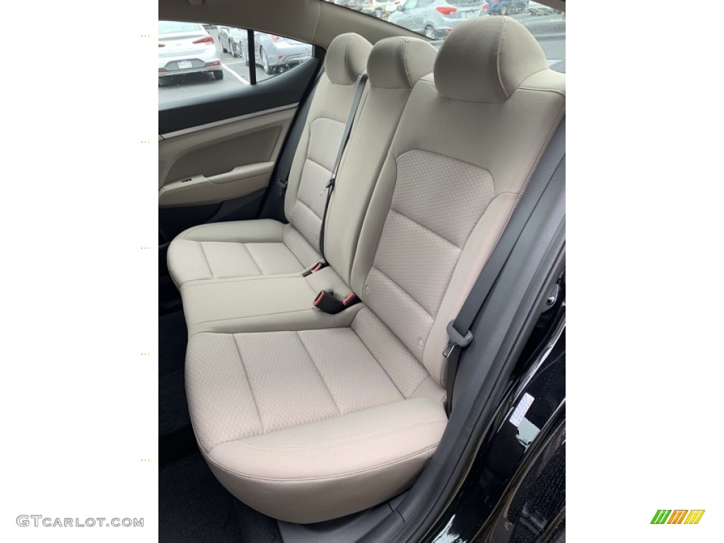 2019 Elantra Value Edition - Phantom Black / Beige photo #19