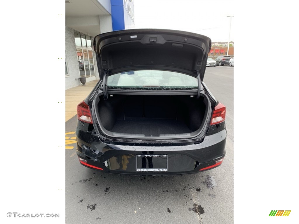 2019 Elantra Value Edition - Phantom Black / Beige photo #21