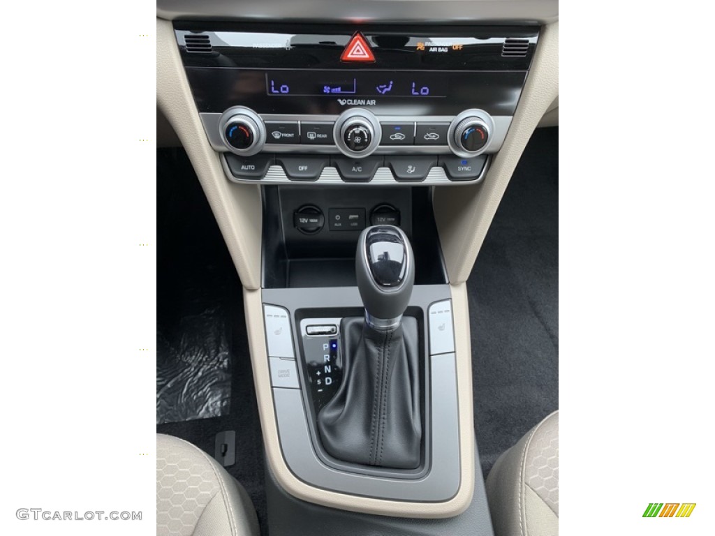 2019 Elantra Value Edition - Phantom Black / Beige photo #33