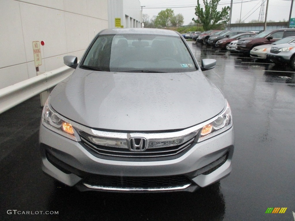 2016 Accord LX Sedan - Lunar Silver Metallic / Black photo #7