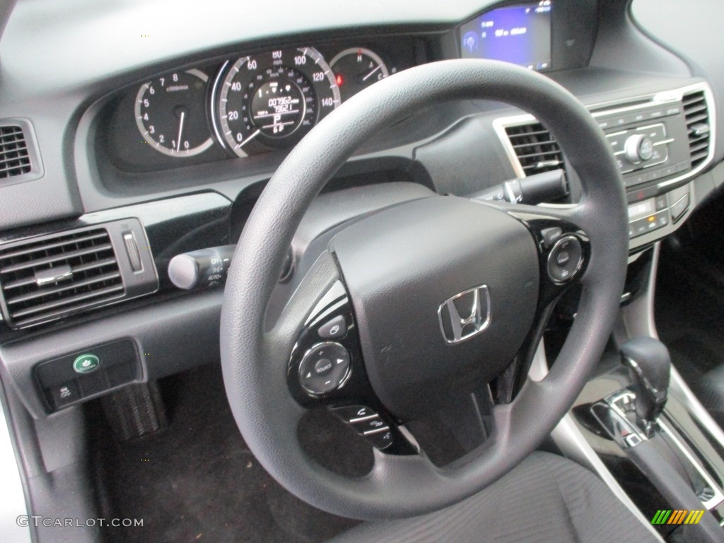 2016 Accord LX Sedan - Lunar Silver Metallic / Black photo #12