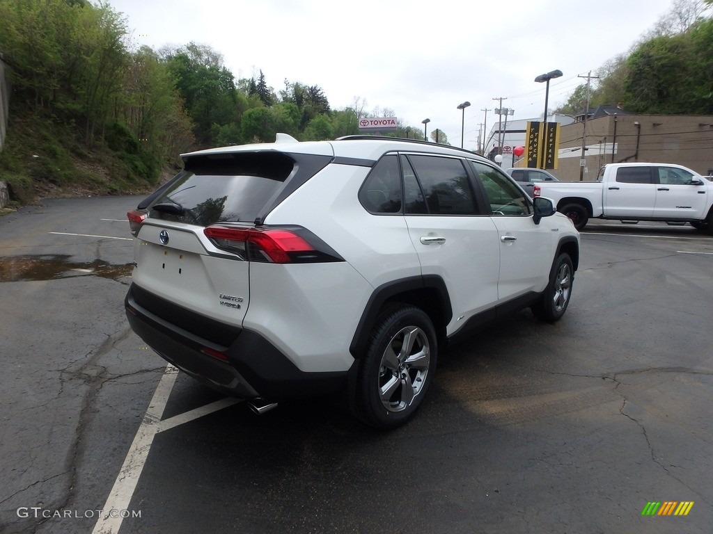 2019 RAV4 Limited AWD Hybrid - Blizzard White Pearl / Black photo #2