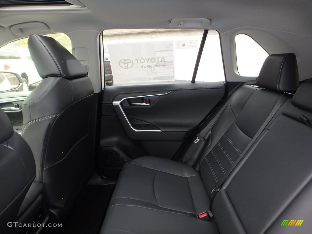 Black Interior 2019 Toyota RAV4 Limited AWD Hybrid Photo #133129934