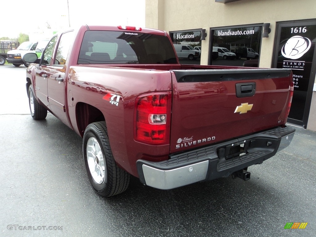 2013 Silverado 1500 LT Crew Cab 4x4 - Deep Ruby Metallic / Ebony photo #3