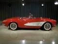 1958 Red Chevrolet Corvette Convertible  photo #19