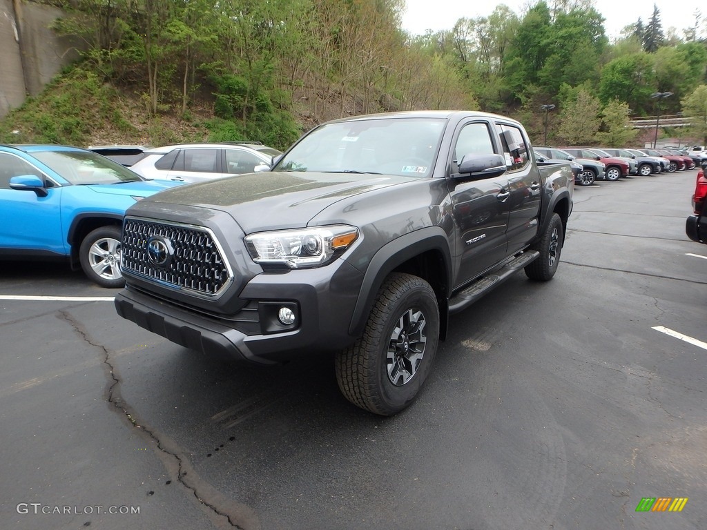 Magnetic Gray Metallic 2019 Toyota Tacoma TRD Off-Road Double Cab 4x4 Exterior Photo #133131098