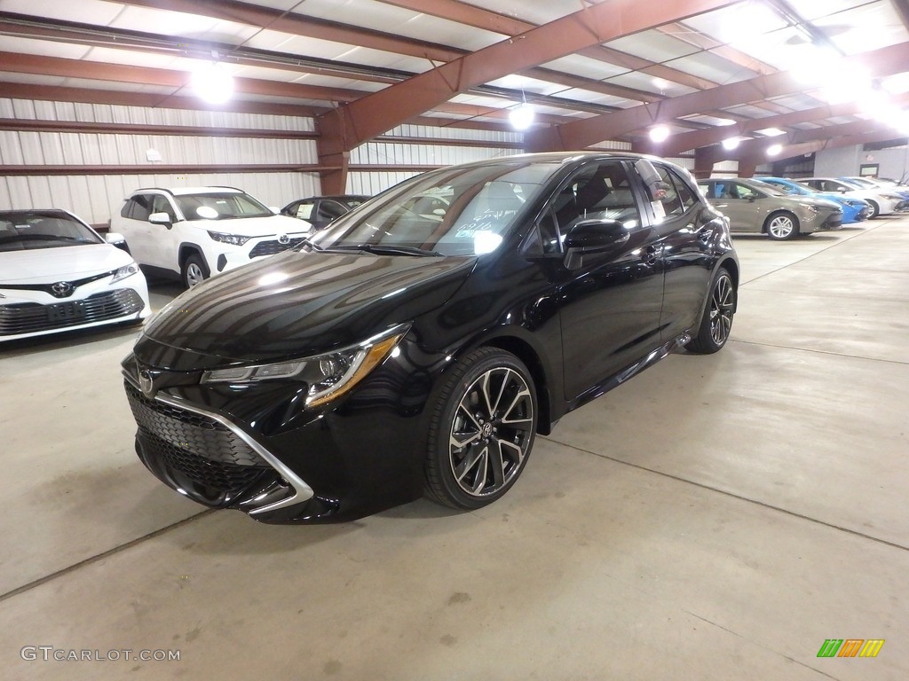 Midnight Black Metallic 2019 Toyota Corolla Hatchback XSE Exterior Photo #133131524