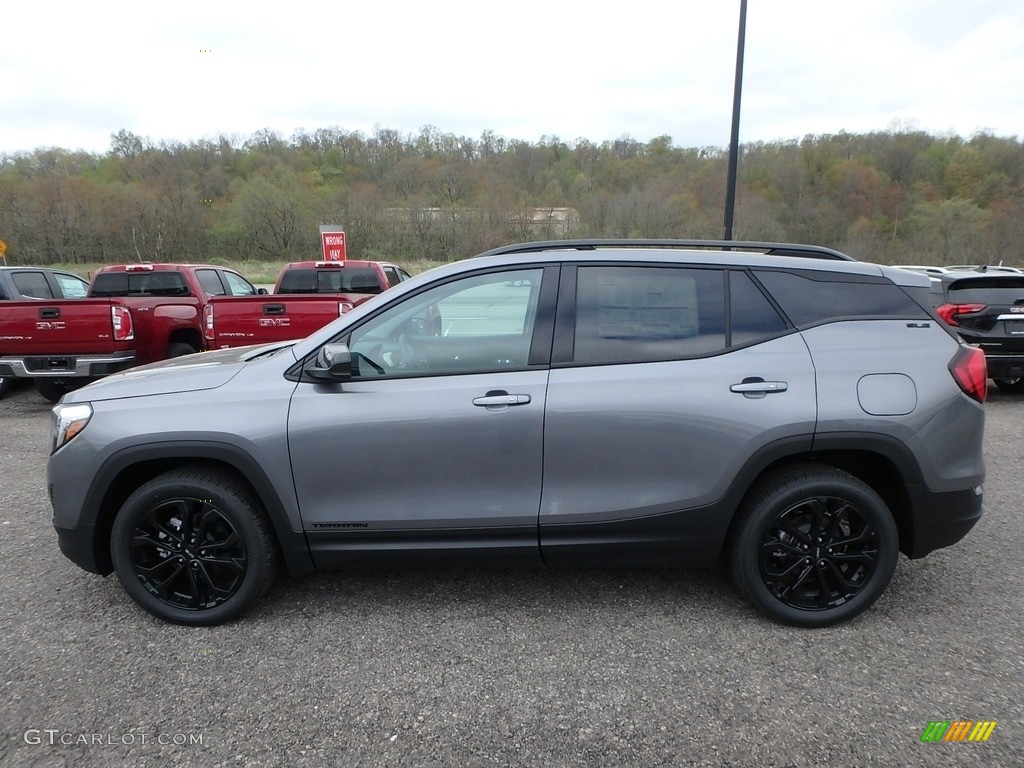 Satin Steel Metallic 2019 GMC Terrain SLE AWD Exterior Photo #133132262
