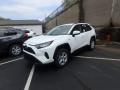 Super White 2019 Toyota RAV4 LE AWD Hybrid Exterior