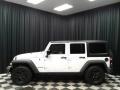 2016 Bright White Jeep Wrangler Unlimited Willys Wheeler 4x4  photo #1