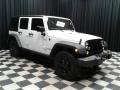 2016 Bright White Jeep Wrangler Unlimited Willys Wheeler 4x4  photo #4