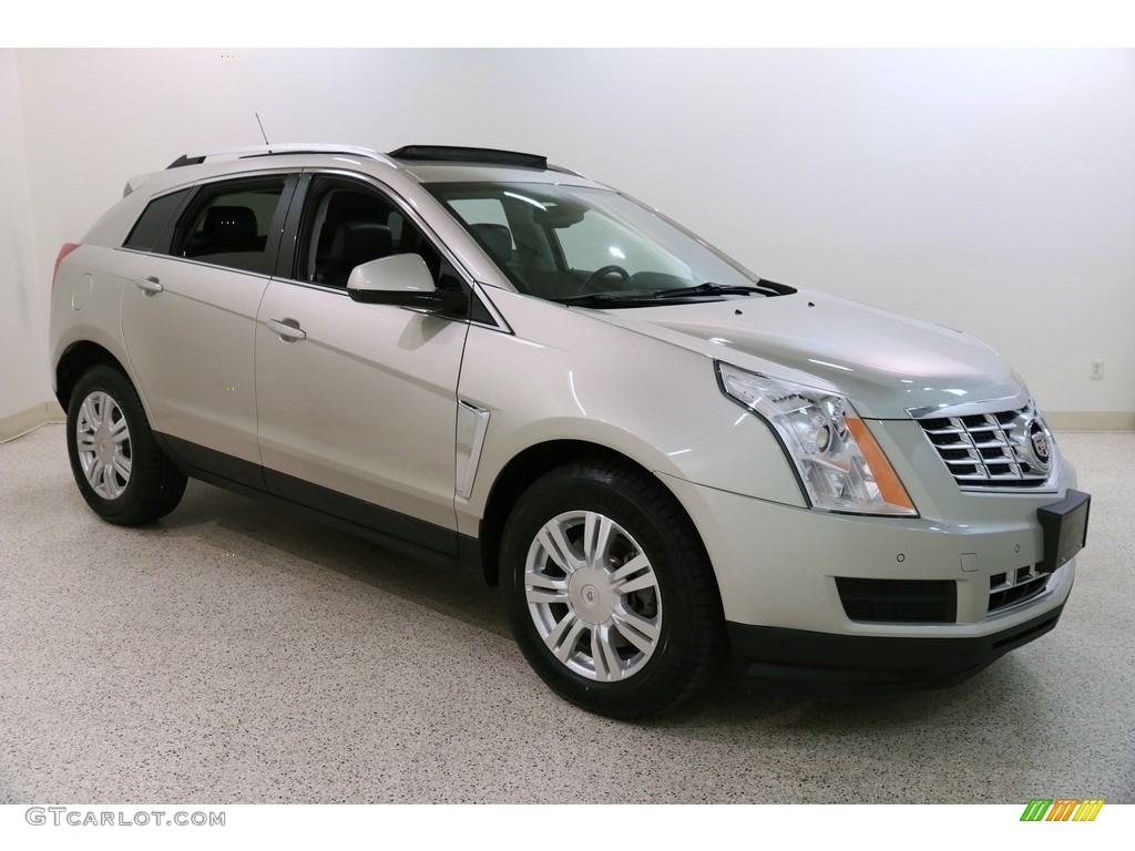 2013 SRX Luxury AWD - Silver Coast Metallic / Ebony/Ebony photo #1