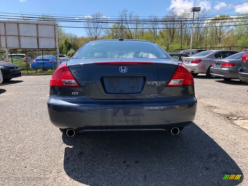 2007 Accord EX V6 Coupe - Graphite Pearl / Black photo #3