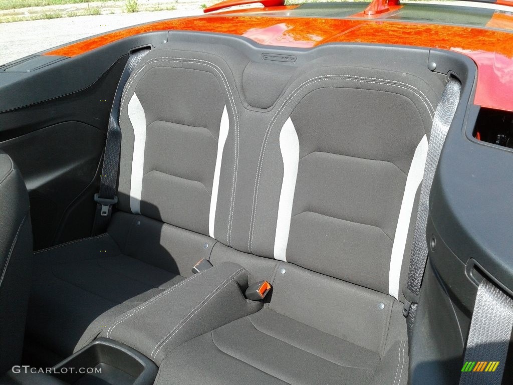 Jet Black Interior 2018 Chevrolet Camaro SS Convertible Photo #133134152