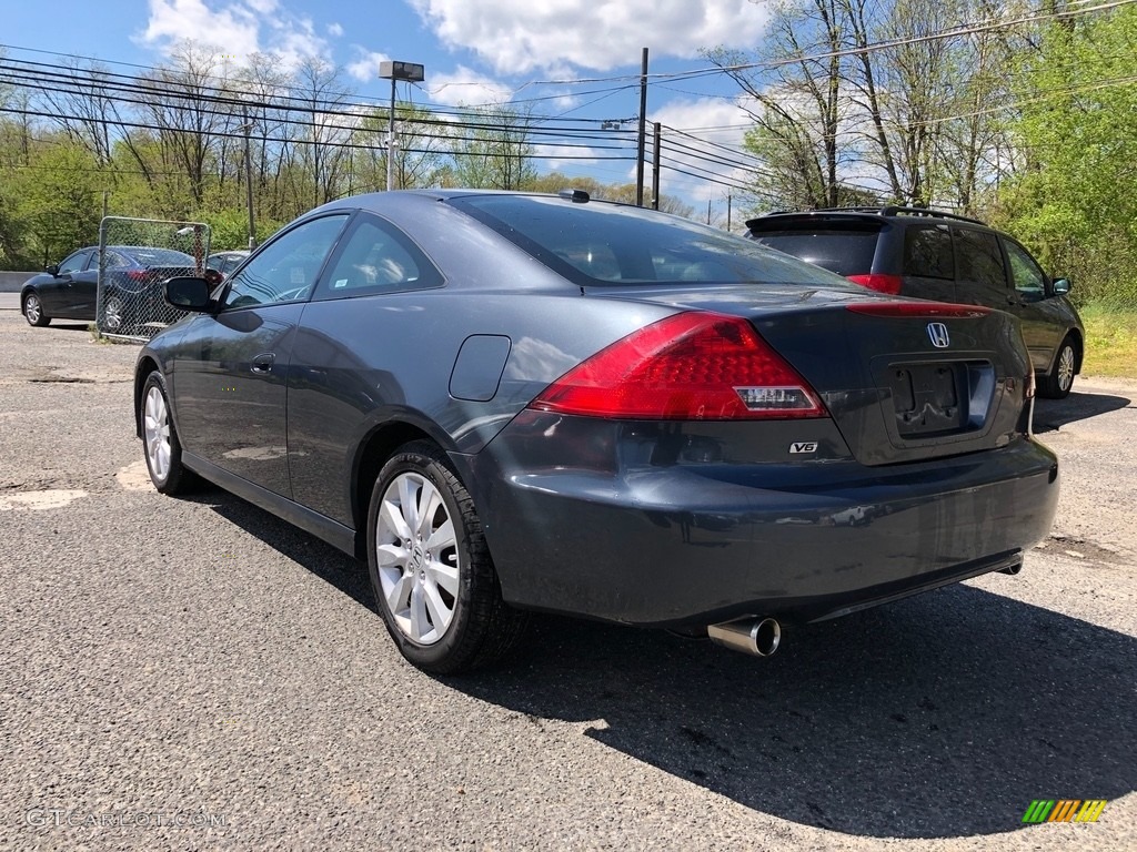 2007 Accord EX V6 Coupe - Graphite Pearl / Black photo #4
