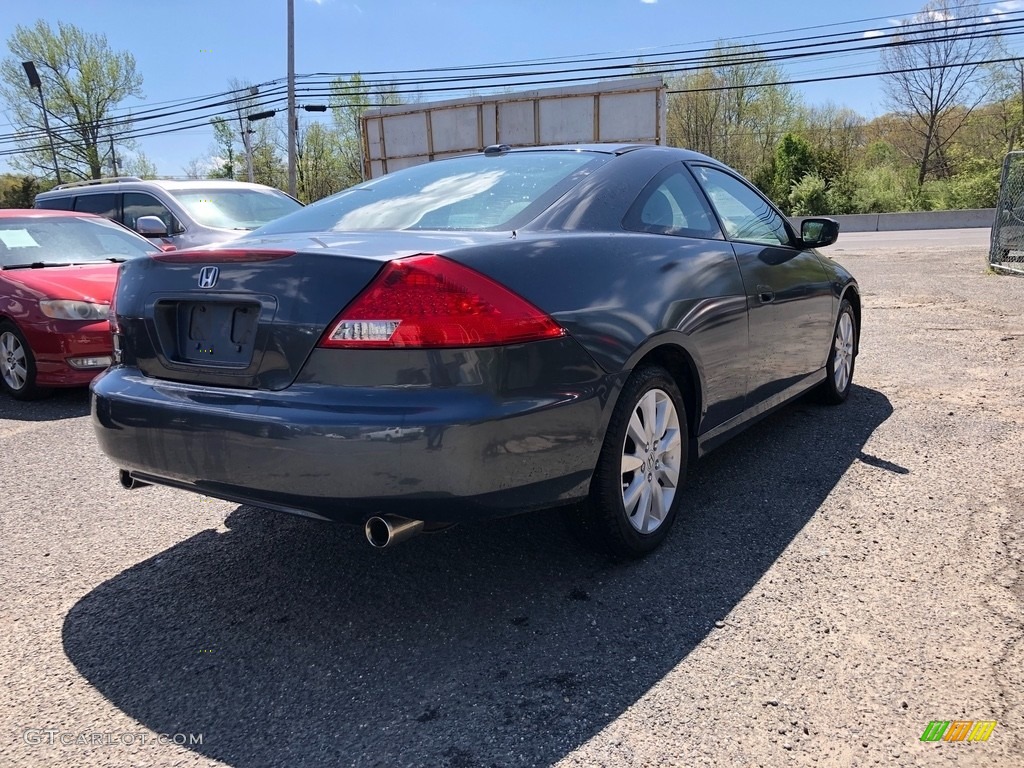 2007 Accord EX V6 Coupe - Graphite Pearl / Black photo #5