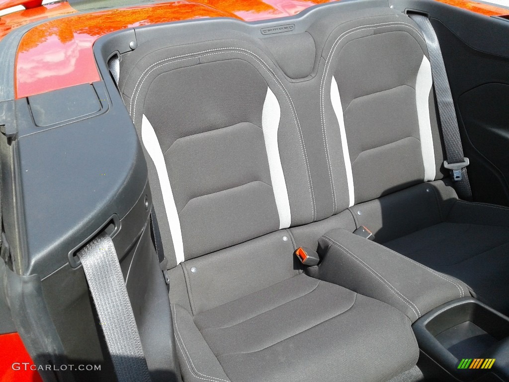 Jet Black Interior 2018 Chevrolet Camaro SS Convertible Photo #133134203