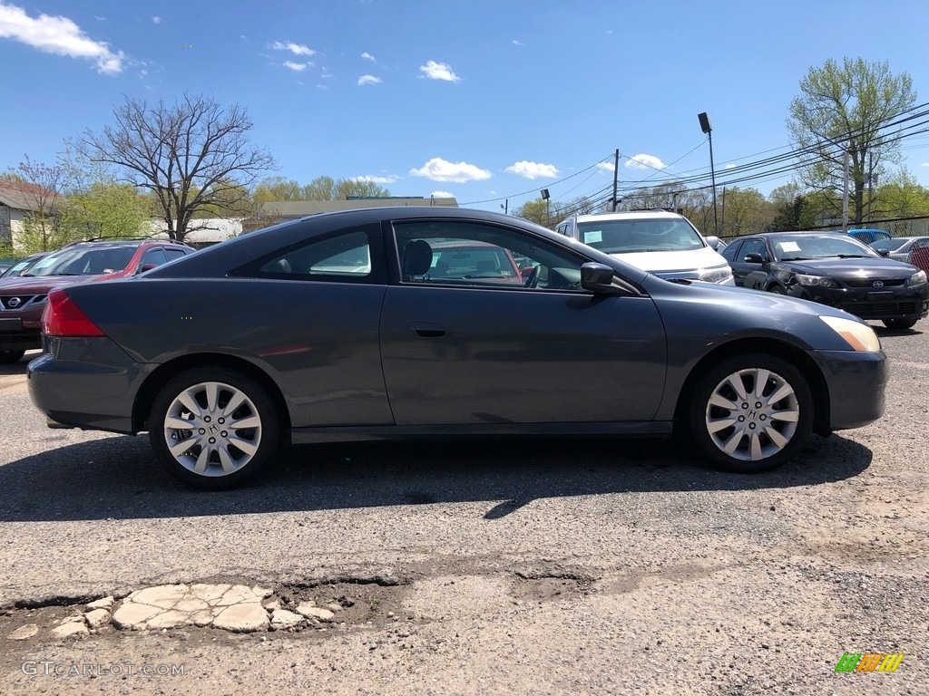 2007 Accord EX V6 Coupe - Graphite Pearl / Black photo #6