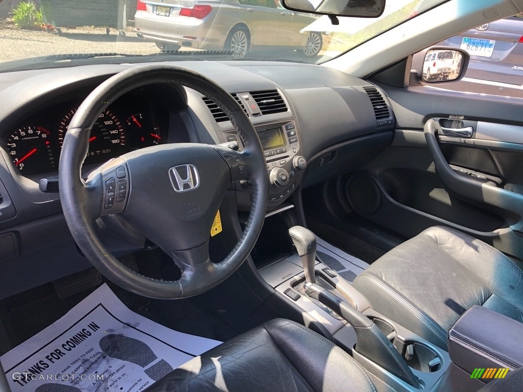 2007 Accord EX V6 Coupe - Graphite Pearl / Black photo #9