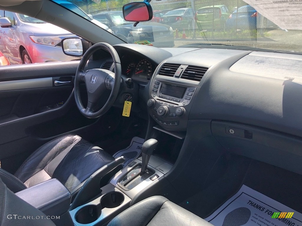 2007 Accord EX V6 Coupe - Graphite Pearl / Black photo #11