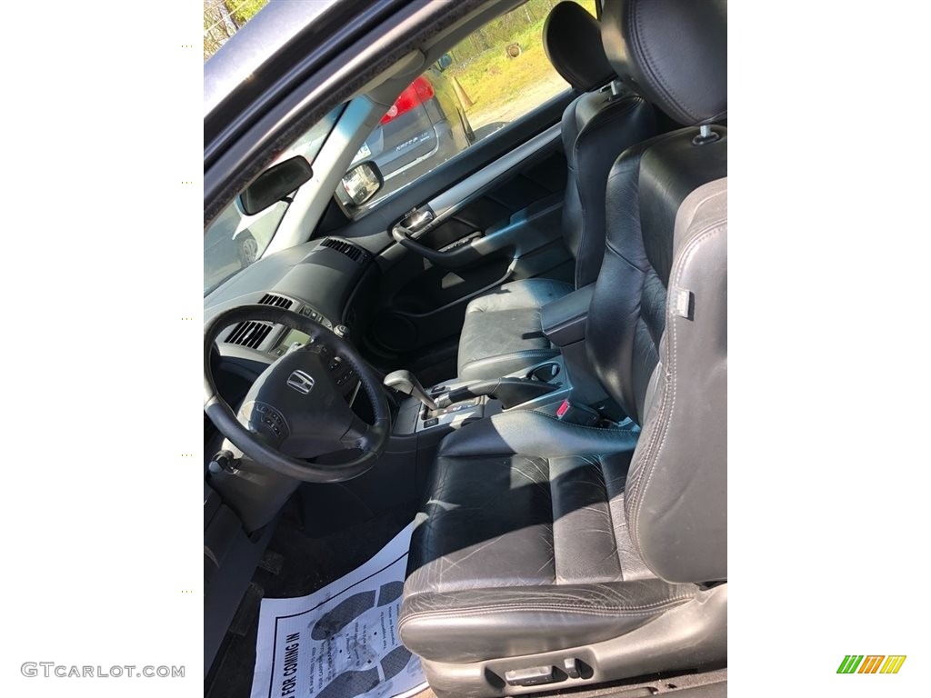 2007 Accord EX V6 Coupe - Graphite Pearl / Black photo #12