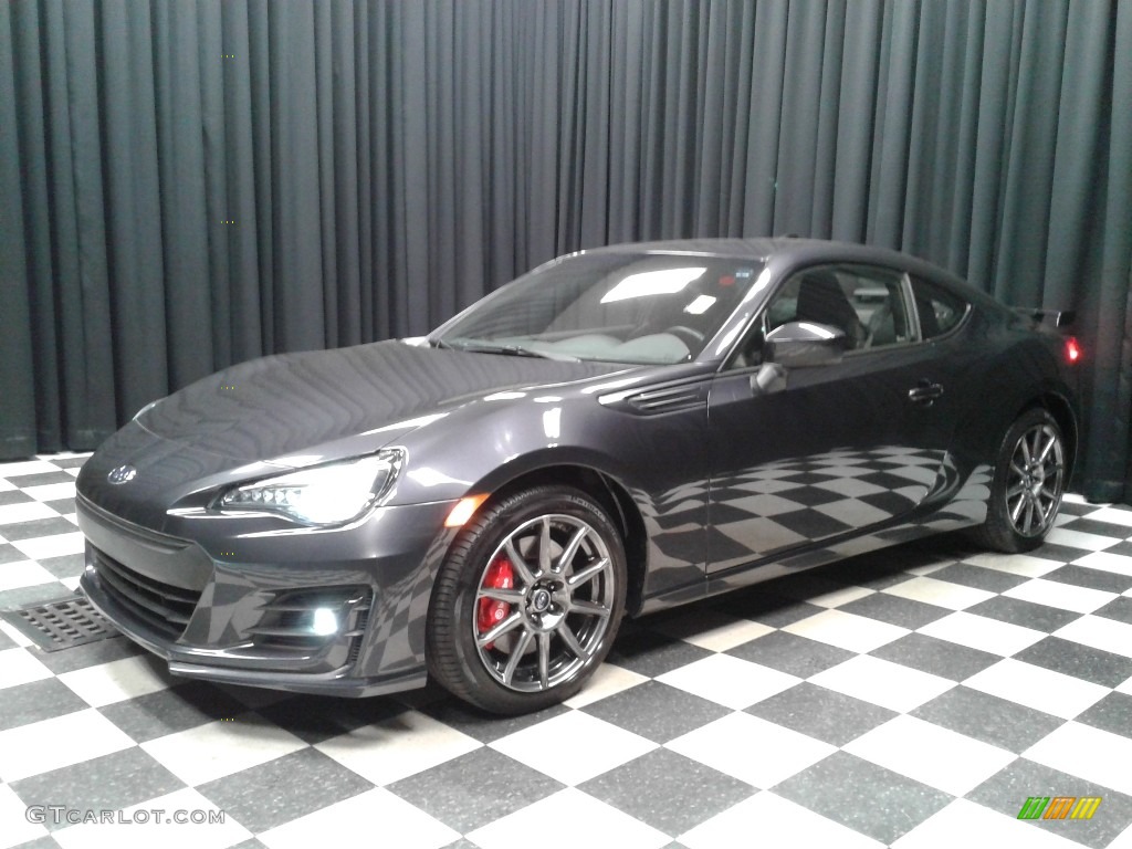 2017 BRZ Limited - Dark Gray Metallic / Black photo #2