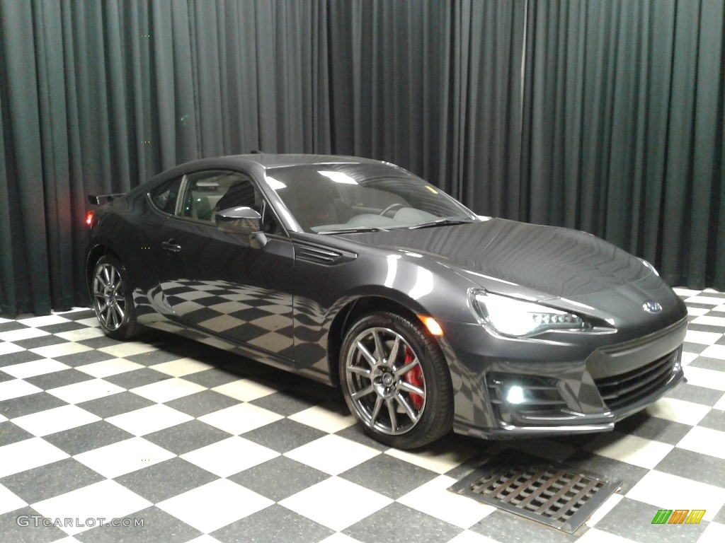 2017 BRZ Limited - Dark Gray Metallic / Black photo #4