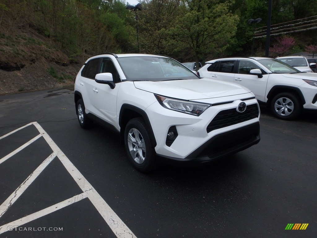 Super White 2019 Toyota RAV4 XLE AWD Exterior Photo #133134932