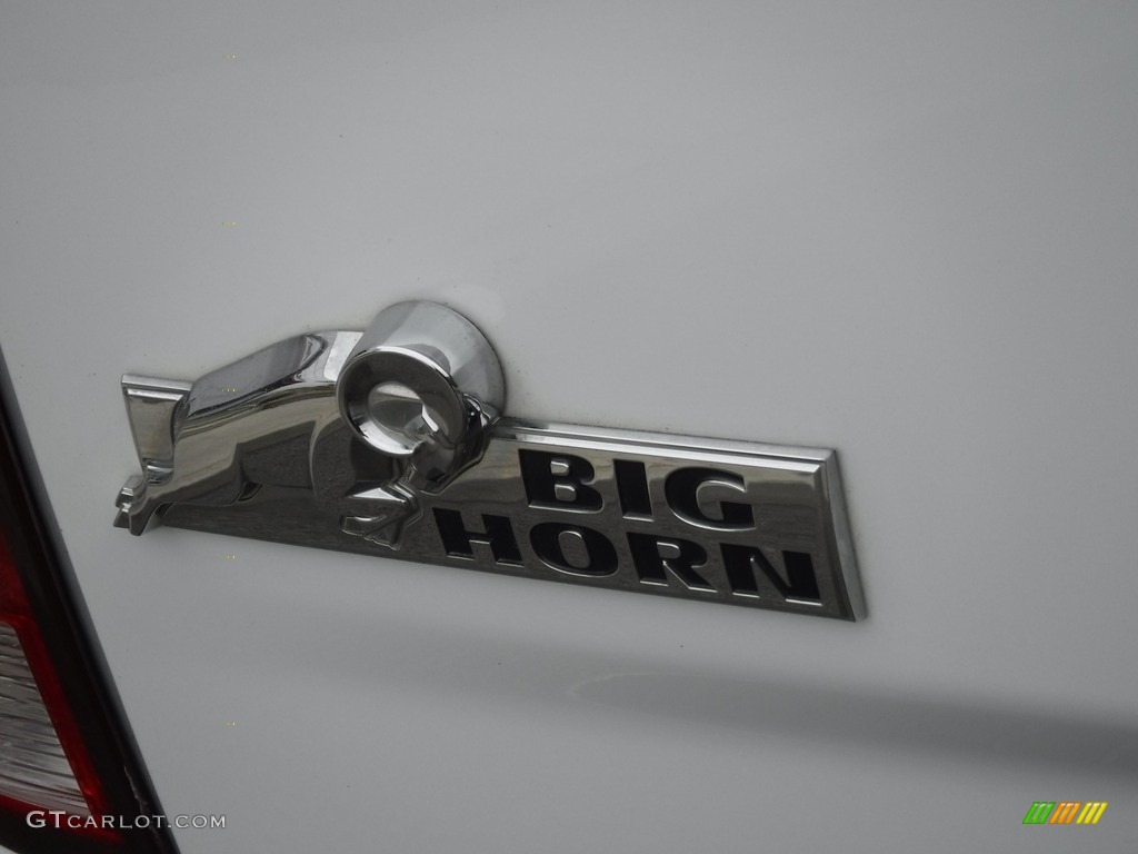 2014 1500 Big Horn Quad Cab 4x4 - Bright White / Black/Diesel Gray photo #10