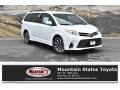 Super White 2020 Toyota Sienna LE AWD