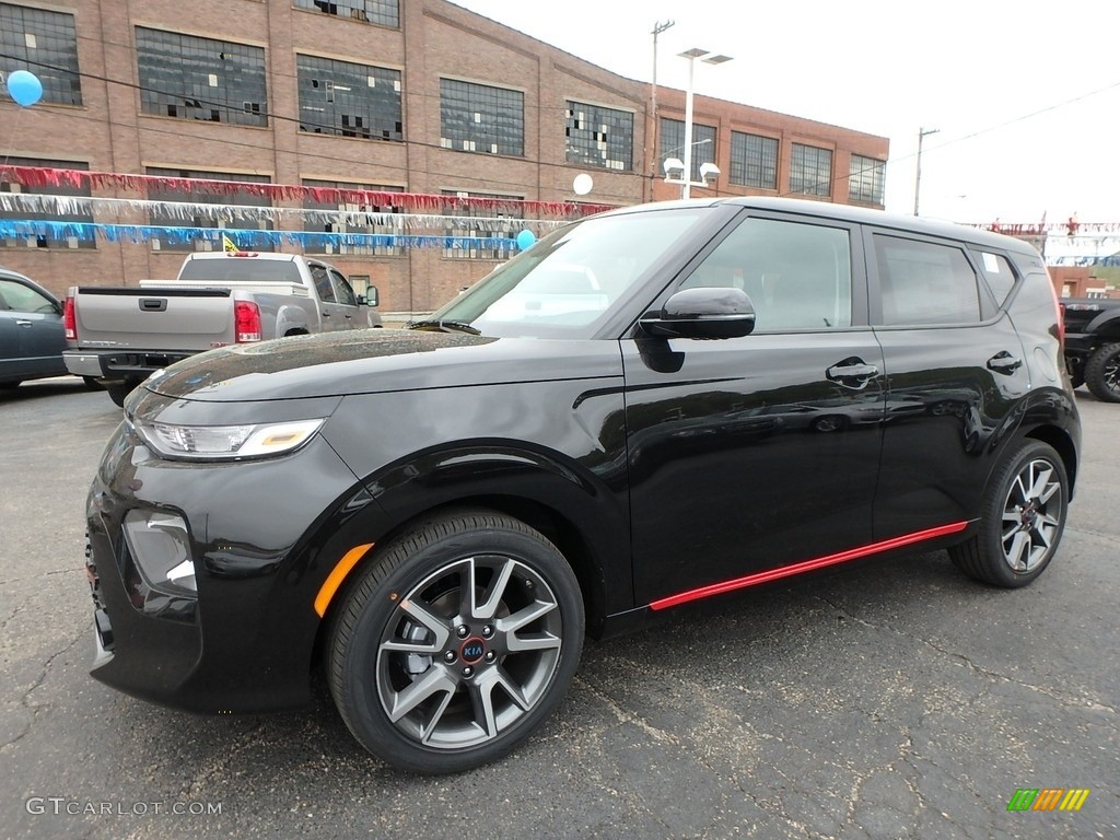 Cherry Black 2020 Kia Soul GT-Line Exterior Photo #133135772