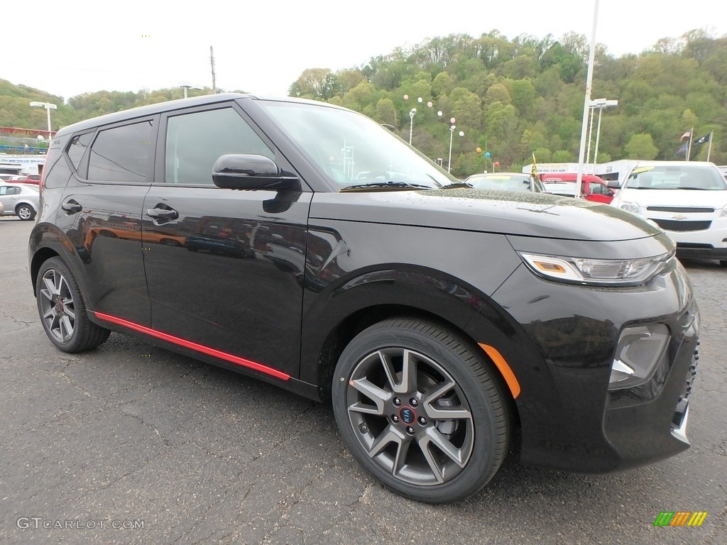 Cherry Black 2020 Kia Soul GT-Line Exterior Photo #133135856