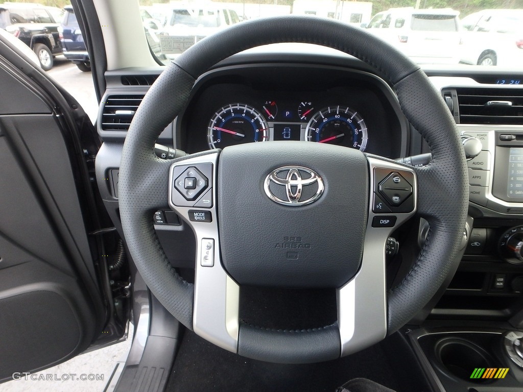 2019 Toyota 4Runner SR5 Premium 4x4 Black Steering Wheel Photo #133136813