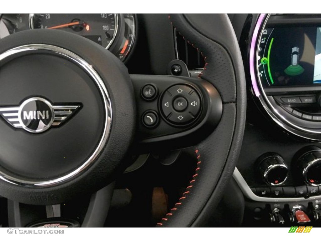 2019 Mini Countryman Cooper S Carbon Black Steering Wheel Photo #133136966