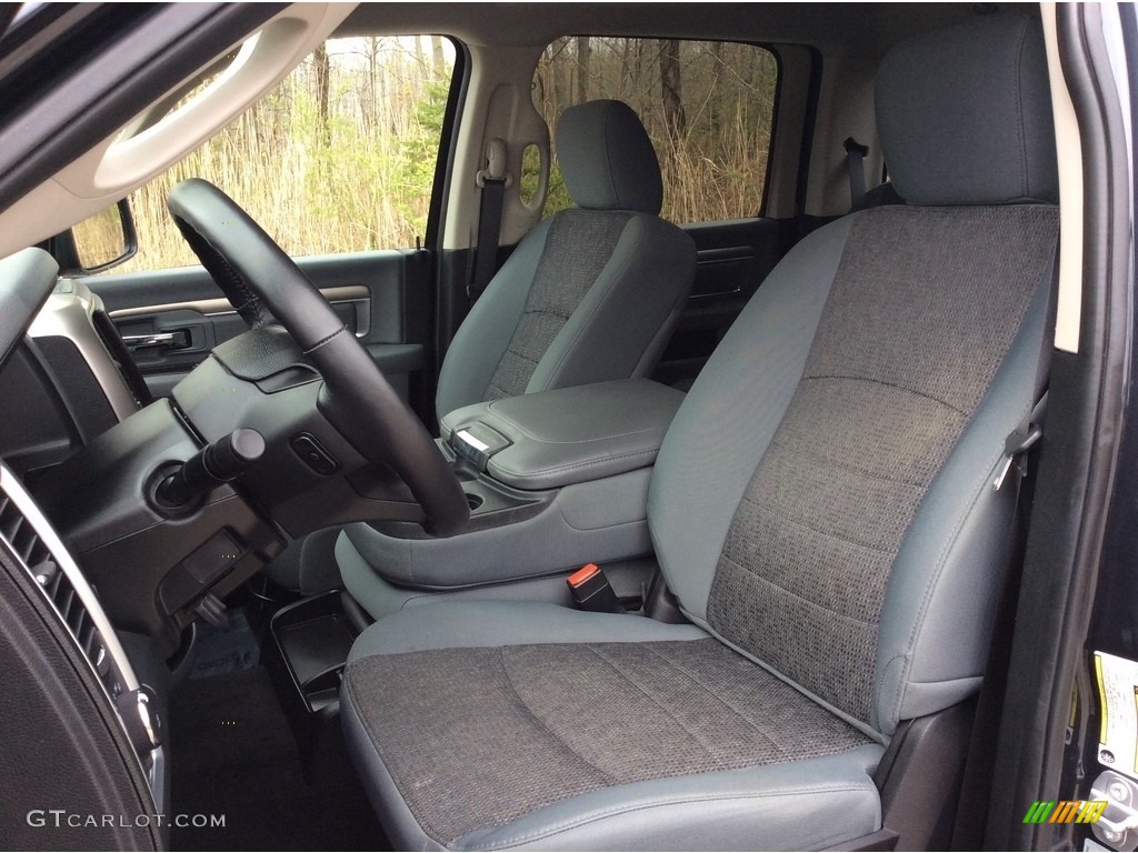 2017 1500 Big Horn Crew Cab 4x4 - Maximum Steel Metallic / Black/Diesel Gray photo #16