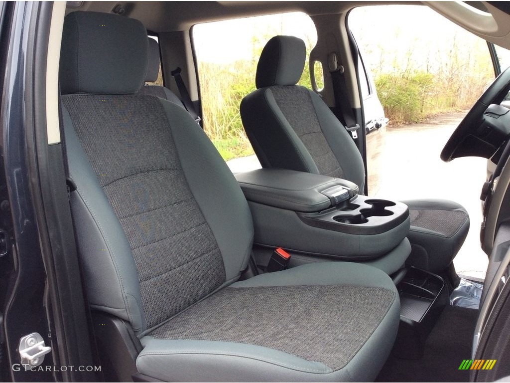 2017 1500 Big Horn Crew Cab 4x4 - Maximum Steel Metallic / Black/Diesel Gray photo #22