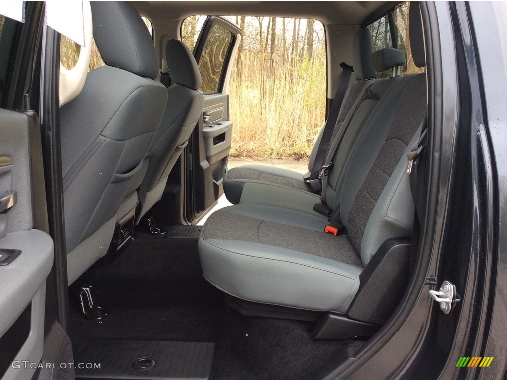 2017 1500 Big Horn Crew Cab 4x4 - Maximum Steel Metallic / Black/Diesel Gray photo #26