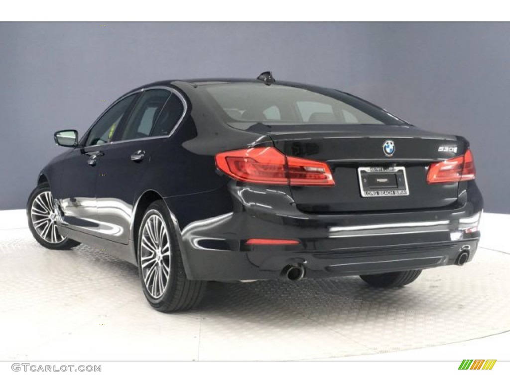 2018 5 Series 530i Sedan - Black Sapphire Metallic / Black photo #10