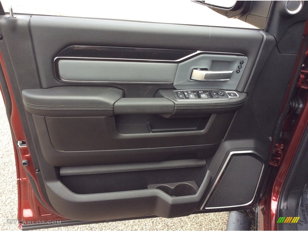 2019 Ram 2500 Power Wagon Crew Cab 4x4 Black Door Panel Photo #133137656