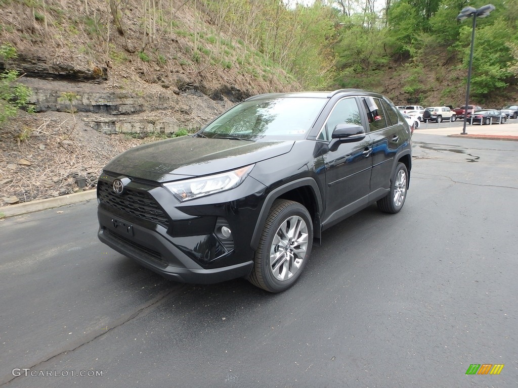 Midnight Black Metallic 2019 Toyota RAV4 XLE AWD Exterior Photo #133137917