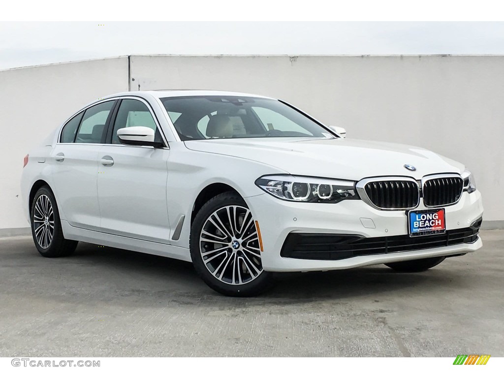 2019 5 Series 530i Sedan - Alpine White / Canberra Beige/Black photo #10