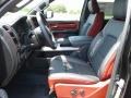Black/Red 2019 Ram 1500 Rebel Quad Cab 4x4 Interior Color