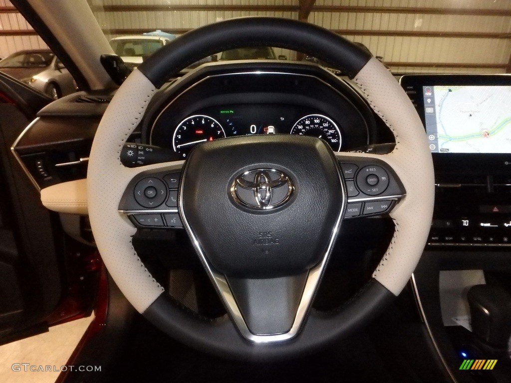 2019 Toyota Avalon Limited Almond Steering Wheel Photo #133138634