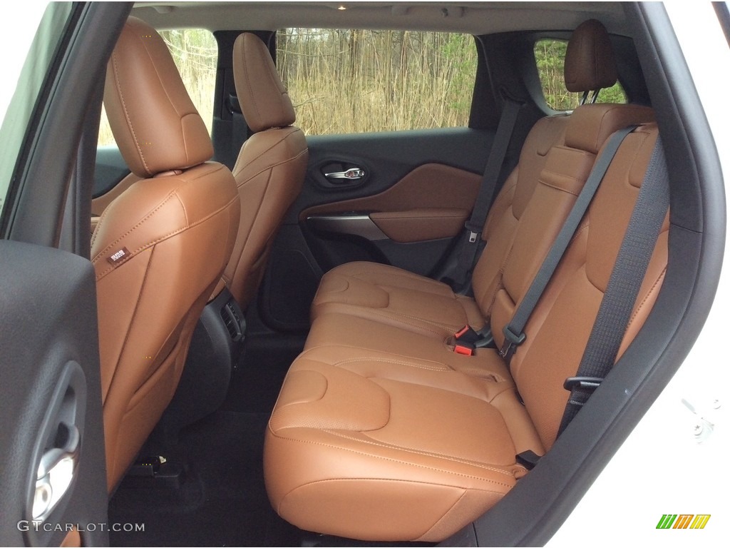 Black/Tan Interior 2019 Jeep Cherokee Overland 4x4 Photo #133138658